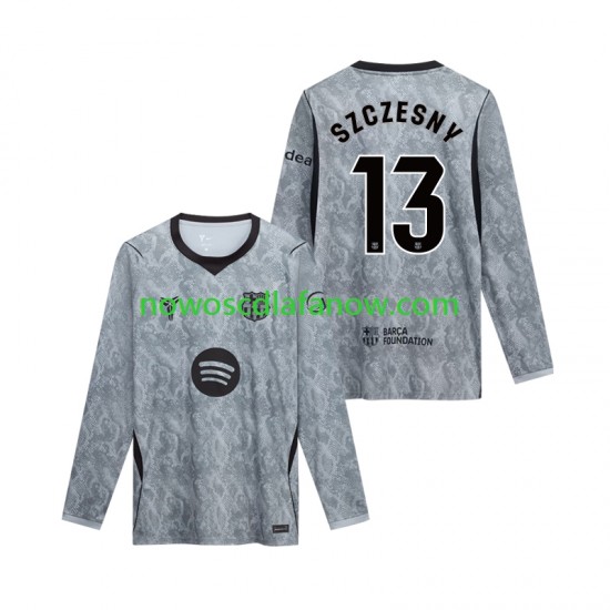 Koszulka FC Barcelona Wojciech Szczesny 13 Bramkarskie Męska Wyjazdowy Komplet 2026-2027 Długie Rękawy