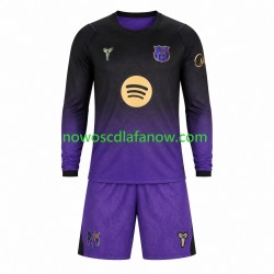 Koszulka FC Barcelona Dziecięca Wyjazdowy Komplet 2026-2027 Długie Rękawy