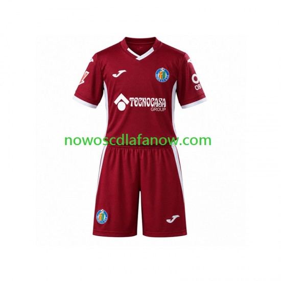 Koszulka Getafe CF Dziecięca Wyjazdowy Komplet 2026-2027 Krótkie Rękawy