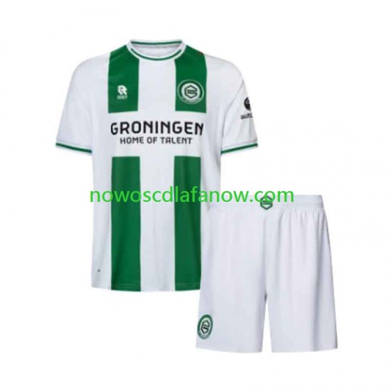 Koszulka Groningen Dziecięca Domowy Komplet 2026-2027 Krótkie Rękawy