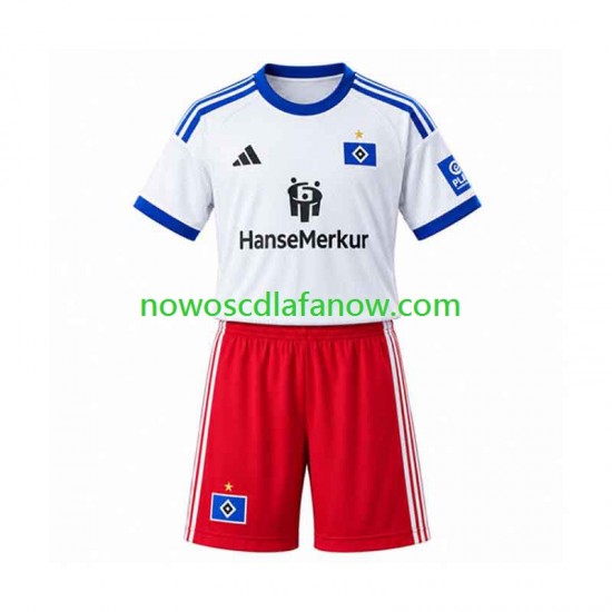 Koszulka Hamburger SV Dziecięca Domowy Komplet 2026-2027 Krótkie Rękawy