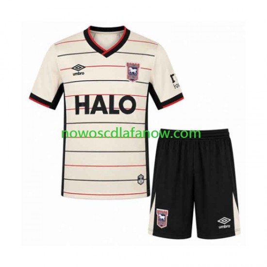 Koszulka Ipswich Town Dziecięca Wyjazdowy Komplet 2026-2027 Krótkie Rękawy