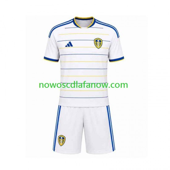 Koszulka Leeds United Dziecięca Domowy Komplet 2026-2027 Krótkie Rękawy