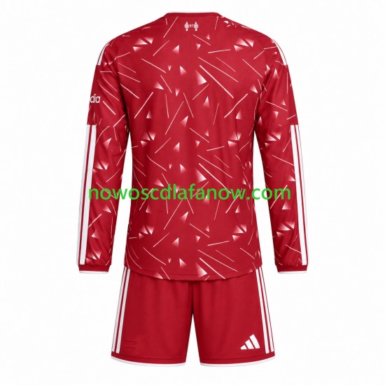 Koszulka Liverpool Dziecięca Domowy Komplet 2026-2027 Długie Rękawy