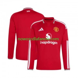 Koszulka Manchester United Męska Domowy Komplet 2026-2027 Długie Rękawy