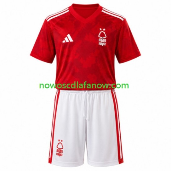 Koszulka Nottingham Forest Dziecięca Domowy Komplet 2026-2027 Krótkie Rękawy