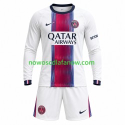 Koszulka Paris Saint-Germain Dziecięca Wyjazdowy Komplet 2026-2027 Długie Rękawy