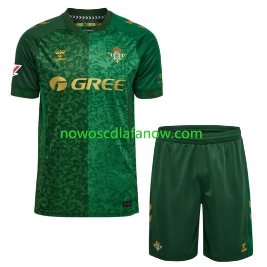 Koszulka Real Betis Dziecięca Wyjazdowy Komplet 2026-2027 Krótkie Rękawy
