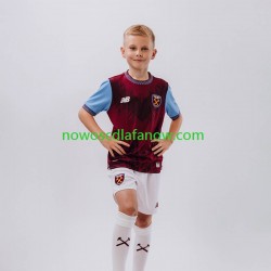 Koszulka West Ham United Dziecięca Domowy Komplet 2026-2027 Krótkie Rękawy