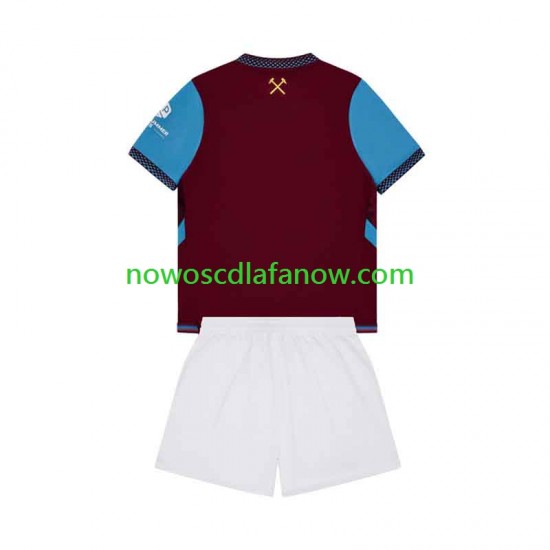 Koszulka West Ham United Dziecięca Domowy Komplet 2026-2027 Krótkie Rękawy