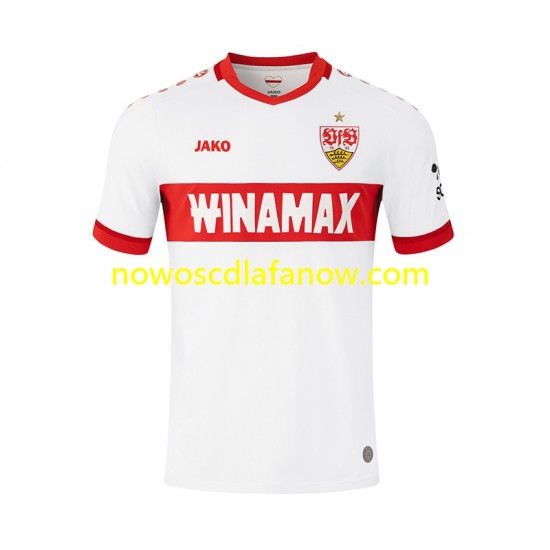 Koszulka VfB Stuttgart Męska Domowy Komplet 2024-2025 Krótkie Rękawy
