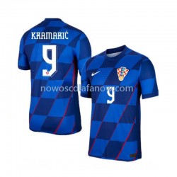 Koszulka Reprezentacja Chorwacji Andrej Kramaric 9 Męska Wyjazdowy Komplet Euro 2024 Krótkie Rękawy