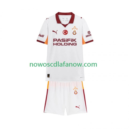 Koszulka Galatasaray Dziecięca Wyjazdowy Komplet 2025-2026 Krótkie Rękawy