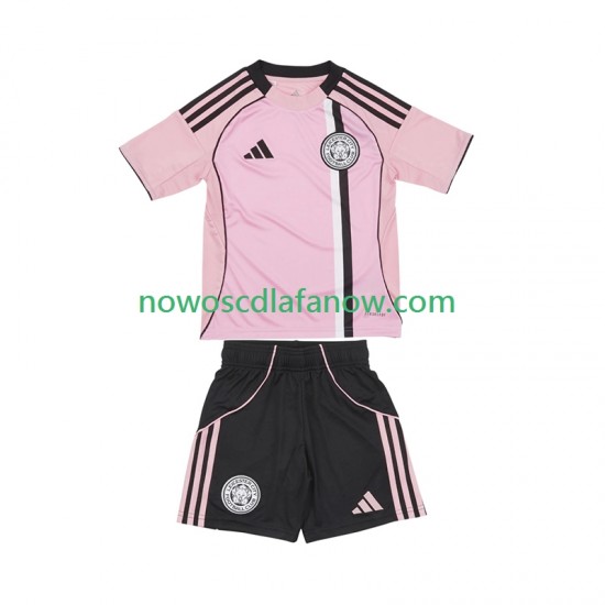 Koszulka Leicester City Dziecięca Trzeci Komplet 2025-2026 Krótkie Rękawy