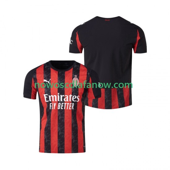 Koszulka AC Milan Męska Domowy Komplet 2025-2026 Krótkie Rękawy