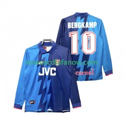 Koszulka Arsenal Bergkamp 10 1995 1996 Retro Męska Wyjazdowy Komplet Długie Rękawy