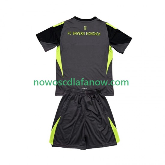 Koszulka Bayern Monachium Bramkarskie Dziecięca Trzeci Komplet 2025-2026 Krótkie Rękawy