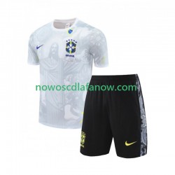 Reprezentacja Brazylii Special JESUS Football Shirts Dziecięca Domowy Komplet 2024-2025 Krótkie Rękawy