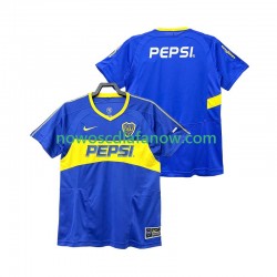 Koszulka CA Boca Juniors 2003 Retro Męska Domowy Komplet 2004 Krótkie Rękawy