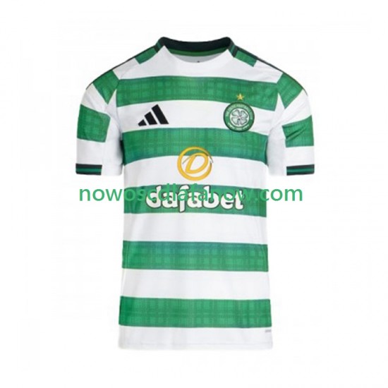 Koszulka Celtic FC Męska Domowy Komplet 2025-2026 Krótkie Rękawy