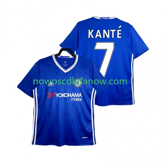 Koszulka Chelsea KANTE 7 2016-2017 Retro Męska Domowy Komplet Krótkie Rękawy