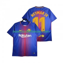 Koszulka FC Barcelona Neymar JR 11 2017-2018 Retro Męska Domowy Komplet Krótkie Rękawy