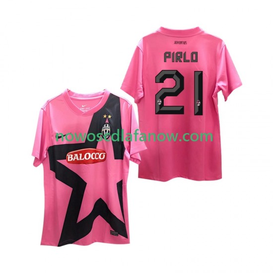 Koszulka Juventus Andrea Pirlo 21 -2012 Retro Męska Wyjazdowy Komplet 2011 Krótkie Rękawy