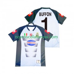 Koszulka Juventus Buffon 1 Bramkarskie Retro Męska Domowy Komplet 2002-2003 Krótkie Rękawy