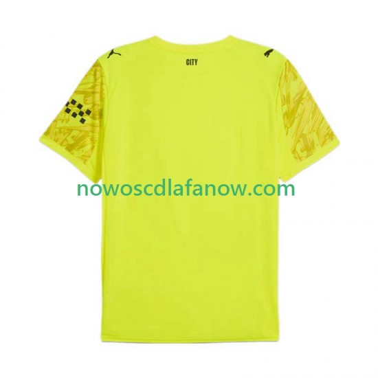 Koszulka Manchester City Bramkarskie Męska Trzeci Komplet 2025-2026 Krótkie Rękawy
