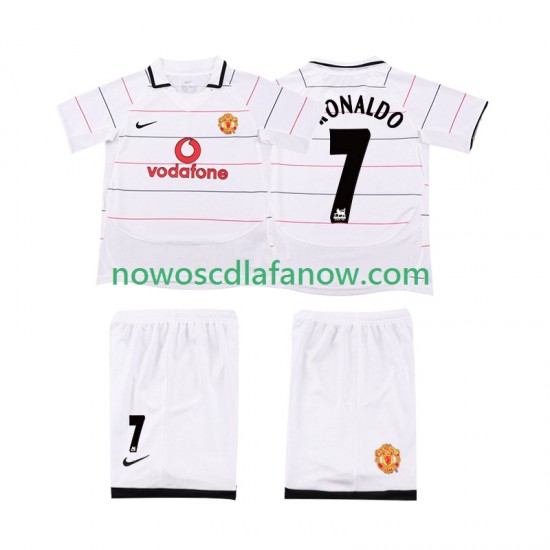 Koszulka Manchester United Cristiano Ronaldo 7 2003 2005 Retro Dziecięca Domowy Komplet Krótkie Rękawy
