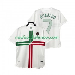 Koszulka Reprezentacja Portugalii Cristiano Ronaldo 7 2012 Retro Męska Wyjazdowy Komplet Krótkie Rękawy