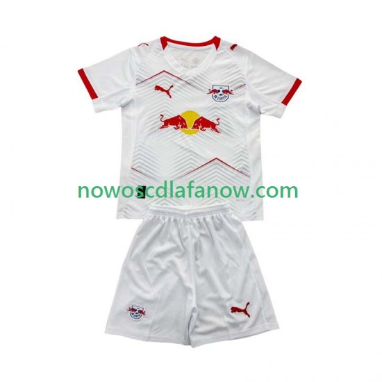 Koszulka RB Leipzig Dziecięca Domowy Komplet 2025-2026 Krótkie Rękawy