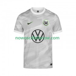 Koszulka VfL Wolfsburg Męska Wyjazdowy Komplet 2025-2026 Krótkie Rękawy