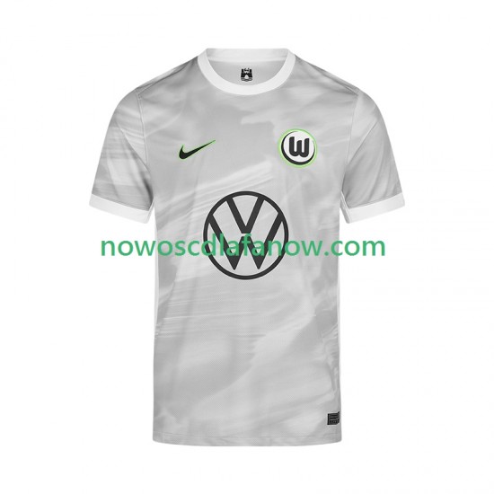 Koszulka VfL Wolfsburg Męska Wyjazdowy Komplet 2025-2026 Krótkie Rękawy