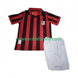 Koszulka AC Milan 125th Anniversary Dziecięca Domowy Komplet 2024-2025 Krótkie Rękawy