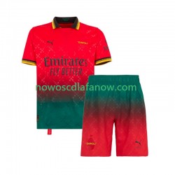 Koszulka AC Milan Bramkarskie Dziecięca Czwarty Komplet 2024-2025 Krótkie Rękawy