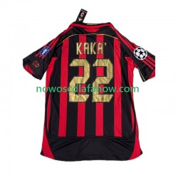 Koszulka AC Milan KAKA 8 2007 Retro Męska Domowy Komplet 2006 Krótkie Rękawy