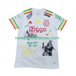 Koszulka AFC Ajax Bob Marley Special Męska Domowy Komplet 2025 Krótkie Rękawy