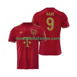 Koszulka Bayern Monachium Harry Kane 9 125th Anniversary Red Męska Domowy Komplet 2024-2025 Krótkie Rękawy