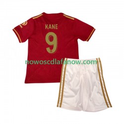 Koszulka Bayern Monachium Harry Kane 9 125th Anniversary Red Dziecięca Domowy Komplet 2024-2025 Krótkie Rękawy