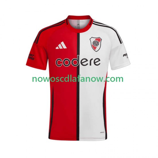 Koszulka CA River Plate Męska Domowy Komplet 2025-2026 Krótkie Rękawy