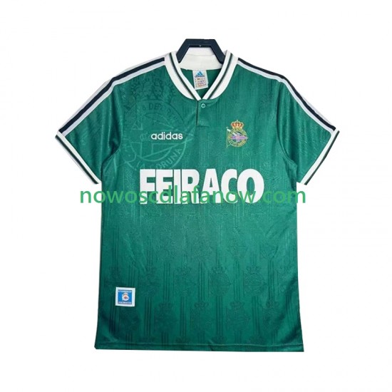 Koszulka Deportivo de La Coruna Retro Męska Wyjazdowy Komplet 1999 Krótkie Rękawy