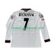 Koszulka Manchester United Beckham 7 Retro Męska Wyjazdowy Komplet 1998 1999 Długie Rękawy