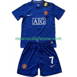 Koszulka Manchester United Cristiano Ronaldo 7 2009 Retro Dziecięca Trzeci Komplet 2008 Krótkie Rękawy