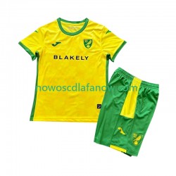 Koszulka Norwich City Dziecięca Domowy Komplet 2024-2025 Krótkie Rękawy