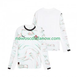 Koszulka Reprezentacja Portugalii Męska Wyjazdowy Komplet 2025 Długie Rękawy