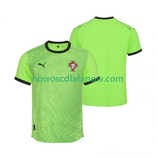 Koszulka Reprezentacja Portugalii Bramkarskie Męska Domowy Komplet 2025 Krótkie Rękawy