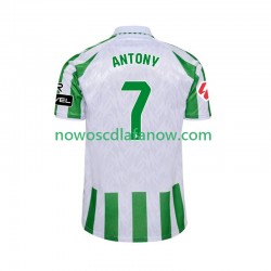 Koszulka Real Betis ANTONY 7 Męska Domowy Komplet 2024-2025 Krótkie Rękawy
