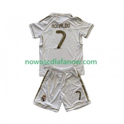 Koszulka Real Madryt Cristiano Ronaldo 7 2012 Retro Dziecięca Domowy Komplet 2011 Krótkie Rękawy