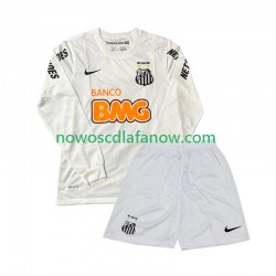 Koszulka Santos FC 2012 Retro Dziecięca Domowy Komplet 2011 Długie Rękawy